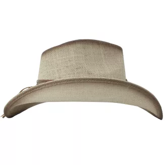 Kapelusz Cowboy Unisex Beżowy Boho Western Festival R253B Okulary Pilotki - 5