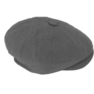 Kaszkiet męski Peaky Blinders grafitowy bawełniany Polar Fashion K305C - 4