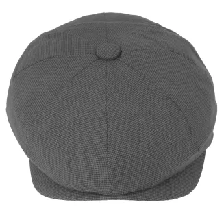 Kaszkiet męski Peaky Blinders grafitowy bawełniany Polar Fashion K305C - 2