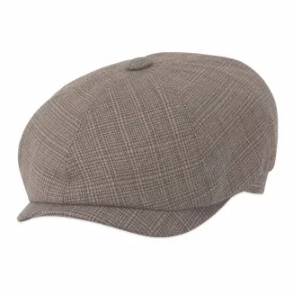 Kaszkiet Męski Gazeciarz Peaky Blinders Shelby Czapka Brązowy Kratka K315Z - 8