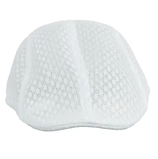 Polar Fashion K264A na gorące letnie dni przewiewny biały kaszkiet męski - 4