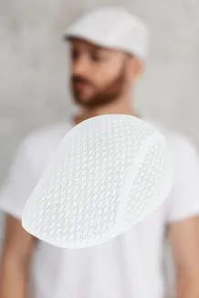 Polar Fashion K264A na gorące letnie dni przewiewny biały kaszkiet męski - 2