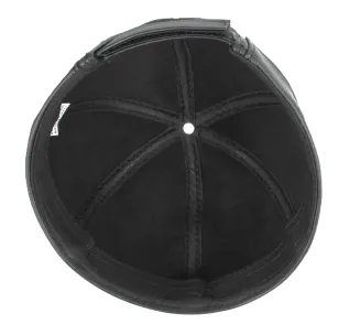 FISHERMAN Czapka Skórzana Dokerka W504 – Czarna Klasyka  Polar Fashion - 7