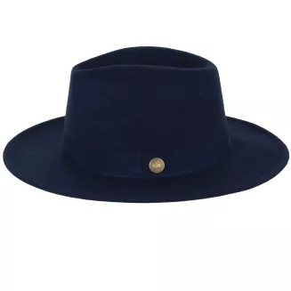 Kapelusz damski Fedora granatowy R239C Polar Fashion – elegancki rozmiar 57 - 2