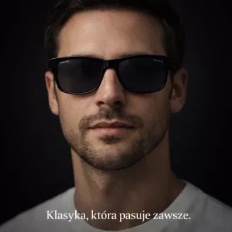 Solano SS21124B męskie okulary polaryzacyjne czarne – styl i komfort jazdy - 9