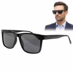 Solano SS21124B męskie okulary polaryzacyjne czarne – styl i komfort jazdy