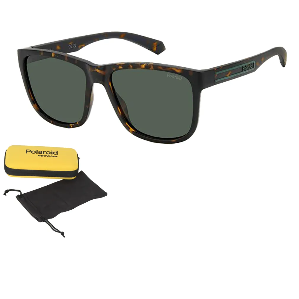 Polaroid 2155S HGC Brązowe Panterka Polaryzacyjne okulary przeciwsłoneczne