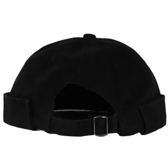 Czarna Krótka leonka czapka dokerka bez daszka FISHERMAN K262E - 3