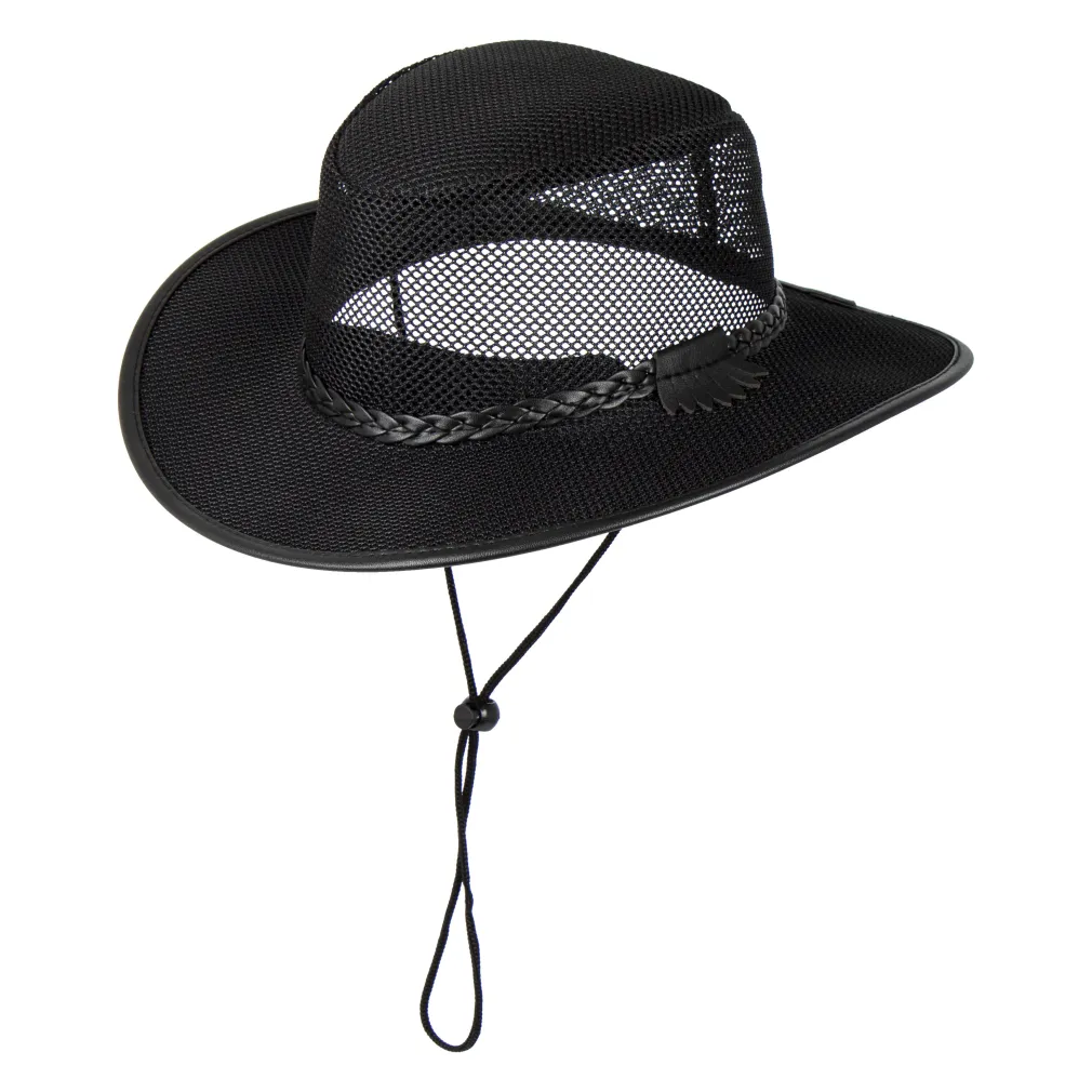 Czarny Kapelusz Panama R227F–Przewiewny Styl na Lato Polar Fashion