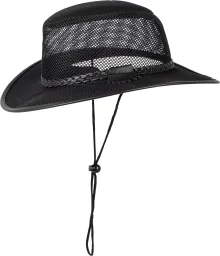 Czarny Kapelusz Panama R227F–Przewiewny Styl na Lato Polar Fashion
