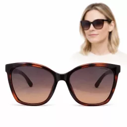 Okulary przeciwsłoneczne damskie Solano SS21114B brązowe polaryzacyjne