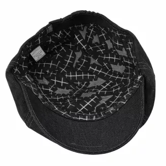 Peaky Blinders Kaszkiet męski czarny jeansowy gazeciarz Polar Fashion K302C - 6