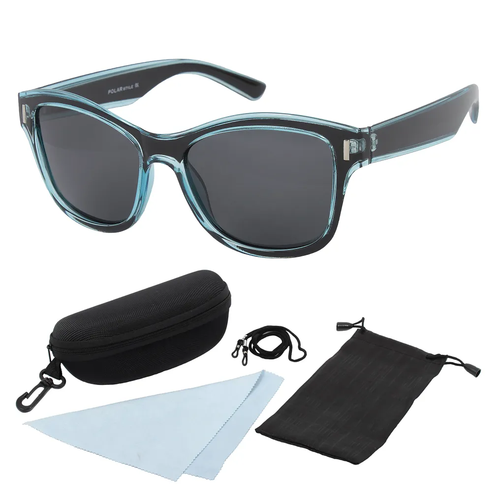 Polar Fashion P890 C4 Niebieskie Polaryzacyjne Okulary Przeciwsłoneczne