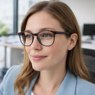 Damskie Okulary Solano z Nakładką Polaryzacyjną – Panterka CL90254E Clip-On - 8