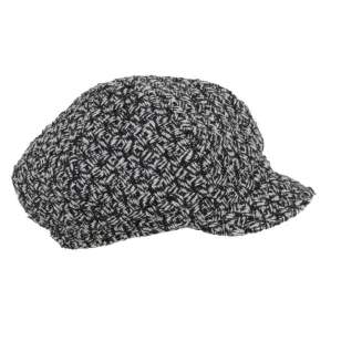 Kaszkiet Damski K73A Polar Fashion – Elegancka Szara Czapka z Broszką - 3
