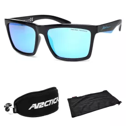 Arctica S328A Niebieskie lustrzane APACHE Okulary Przeciwsłoneczne Gratisy