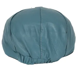 Skórzany kaszkiet Polar Fashion K233F – turkusowy, unisex, ocieplany, 57–60 cm - 7