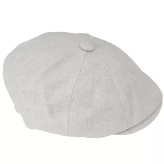 Kaszkiet męski ecru gazeciarz Peaky Blinders 8 paneli Polar Fashion K304C 57-61 - 5