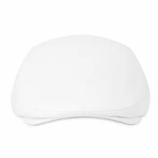 Kaszkiet Męski Bawełniany Biały Letni Czapka Flat Cap Cienki Na Lato K311A - 4