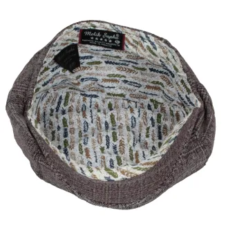 Bordowo Szary Kaszkiet Peaky Blinders Shelby Męski K270B od PolarFashion - 4