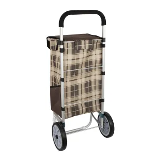 Torba na kółkach ALU25 aluminiowy wózek zakupowy z dużymi kołami - 2