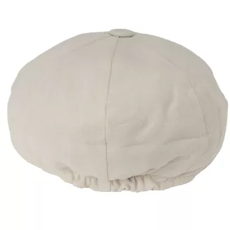 Kaszkiet męski gazeciarz ecru jasny beż Peaky Blinders 8 paneli K304B 57-61 - 6