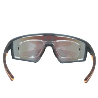 Męskie Okulary sportowe UV400 z korekcją Solano SP60031E niebieskie matowe - 5