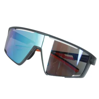 Męskie Okulary sportowe UV400 z korekcją Solano SP60031E niebieskie matowe - 8