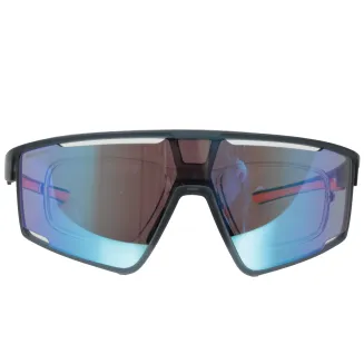 Męskie Okulary sportowe UV400 z korekcją Solano SP60031E niebieskie matowe - 3