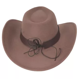 KAPELUSZ KOWBOJSKI KARMELOWY WESTERN + OKULARY PILOTKI ZESTAW UNISEX R259F - 7
