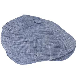 Kaszkiet męski Peaky Blinders niebieski bawełniany Polar Fashion K305B - 4