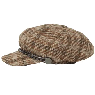 Kaszkiet Damski Polar Fashion K291A  Wiskoza Jodełka Retro 57-60 cm - 2