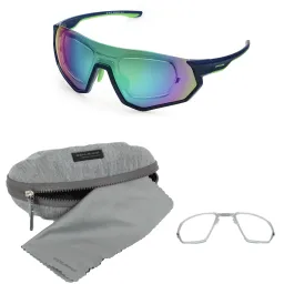 Solano SP60023D –Granatowe  Sportowe Okulary UV400 z Wkładką Korekcyjną