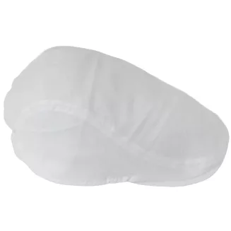 Kaszkiet Męski Biały Lniany Flat Cap Letni Lekki Przewiewny 57-60 cm K309A - 4