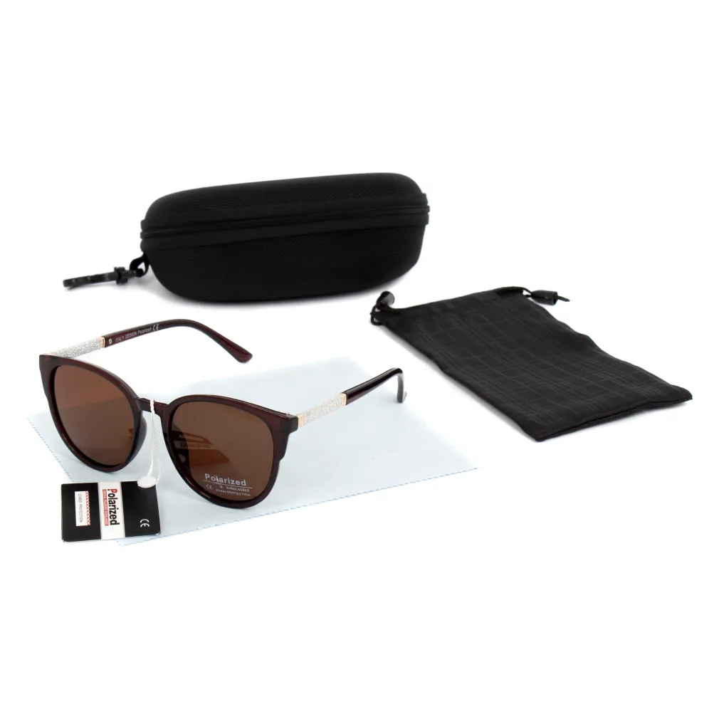 Polar Fashion 7240 C2 Srebrne Polaryzacyjne Okulary Przeciwsłoneczne