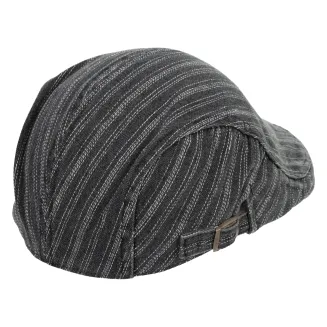 PolarFashion K194C – Szary Bawełniany Kaszkiet z Regulacją dla Mężczyzn - 3