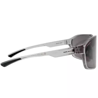 Męskie Okulary Sportowe Szare Transparentne PC UV400 Solano SP60025D - 3