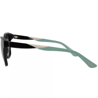Polaryzacyjne Okulary przeciwsłoneczne damskie czarne z miętą Solano SS90207C - 3
