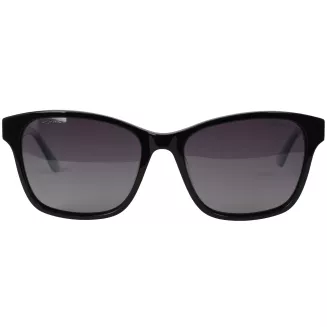 Polaryzacyjne Okulary przeciwsłoneczne damskie czarne z miętą Solano SS90207C - 4