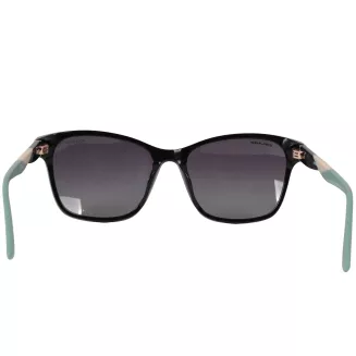 Polaryzacyjne Okulary przeciwsłoneczne damskie czarne z miętą Solano SS90207C - 5