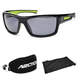 Arctica S317B Zielone CHEROKEE Okulary Przeciwsłoneczne Gratisy