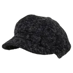K76C Black Fashionable Women'S Cotton Cap