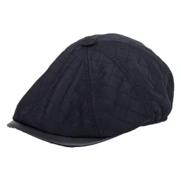 K209B Granatowy Kaszkiet męski bawełniana czapka Peaky Blinders Shelby