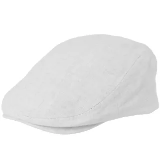 Kaszkiet męski bawełniany beżowy flat cap letni czapka K306A 57-59 cm lekki - 3