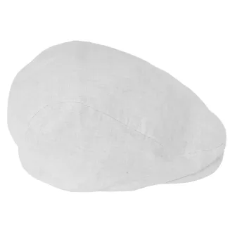 Kaszkiet męski bawełniany beżowy flat cap letni czapka K306A 57-59 cm lekki - 4