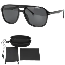 Polar Fashion P8128C3 Męskie Okulary Przeciwsłoneczne Polaryzacyjne Czarne UV400
