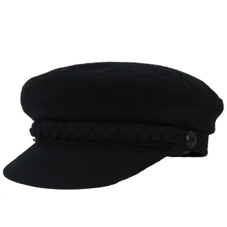 Damski Kaszkiet Czarny Ocieplany K271F – Elegancja i Styl Polar Fashion - 3
