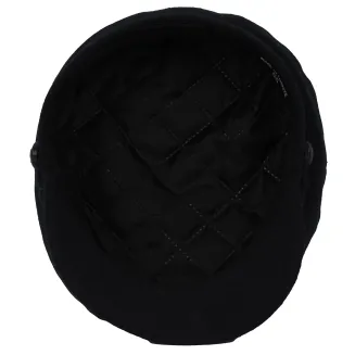 Damski Kaszkiet Czarny Ocieplany K271F – Elegancja i Styl Polar Fashion - 4