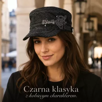 K41C Black Patrol Cap Cotton - 2
