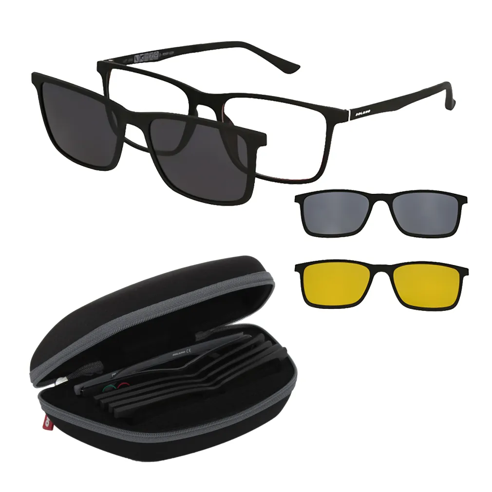 Solano CL90126 Set Corrective Frame With Clip-On Sun Cover – Sklepmatrix